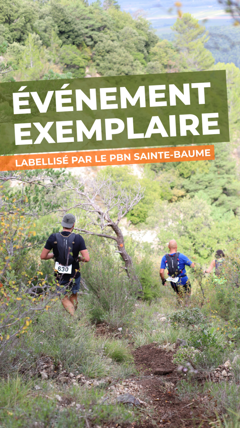 Le Trail de l’Escarelle labellisé “Événement exemplaire” par le PNR de la Sainte-Baume